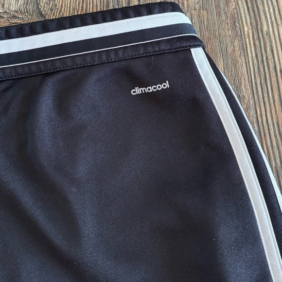 Adidas Performance Climacool Black White Stripe Track Pants Womans Size L 16/18 - Picture 13 of 14